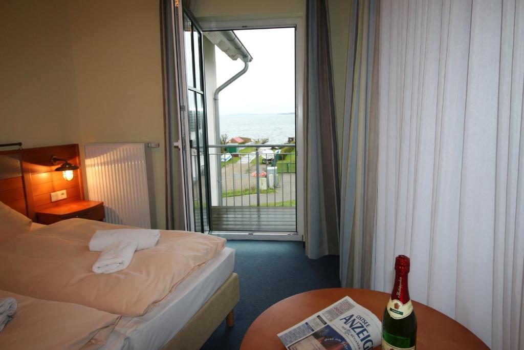 Postel nebo postele na pokoji v ubytování Haus Weida