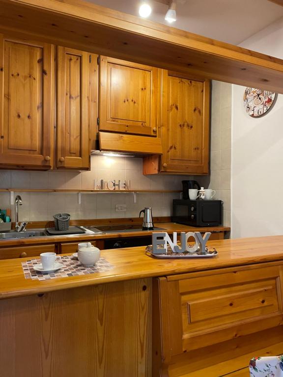 Kuchyň nebo kuchyňský kout v ubytování Casa Gnomi