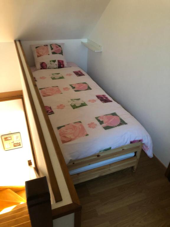Postel nebo postele na pokoji v ubytování Gite Sologne