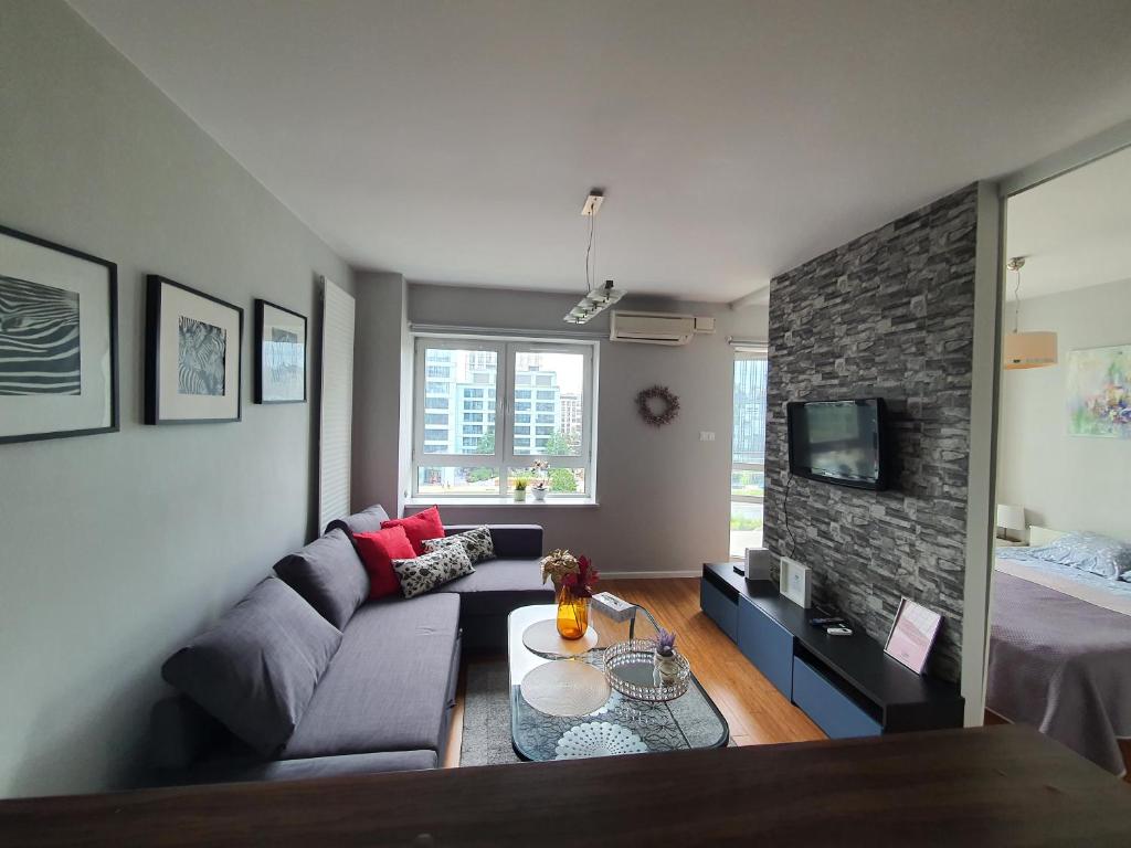 Posedenie v ubytovaní Platinum Towers by CityApartmentsPARKING