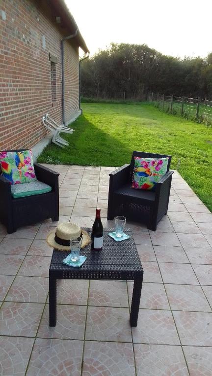 Posezení v ubytování Gite Sologne
