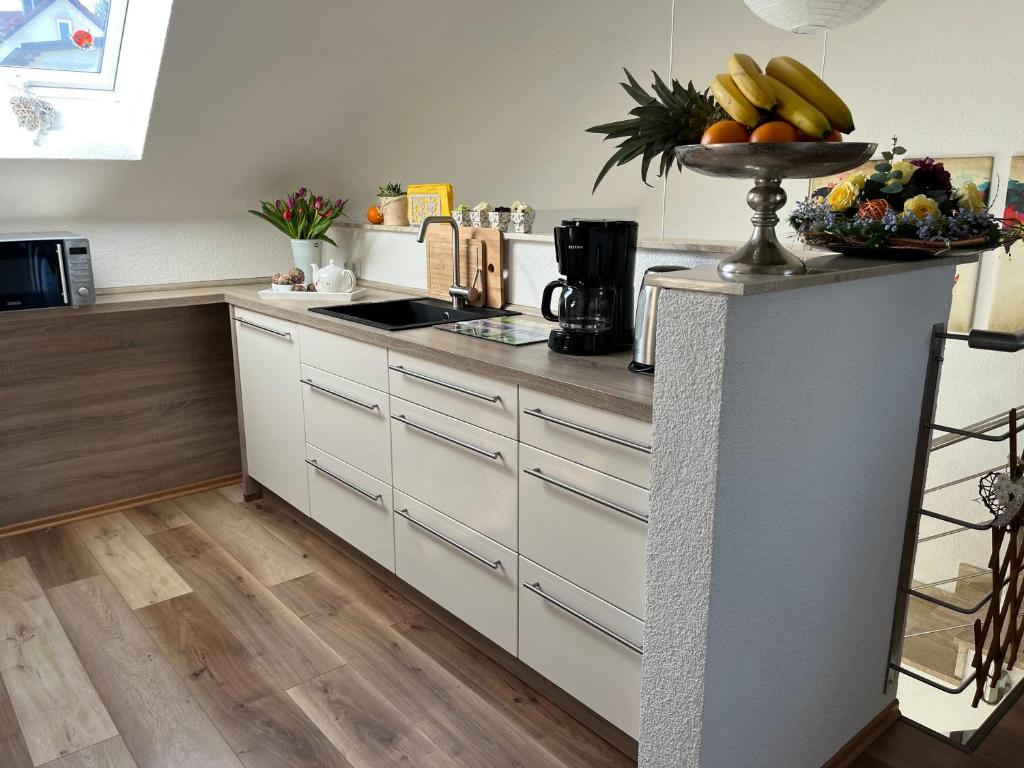Kuchyň nebo kuchyňský kout v ubytování Villa Florentine