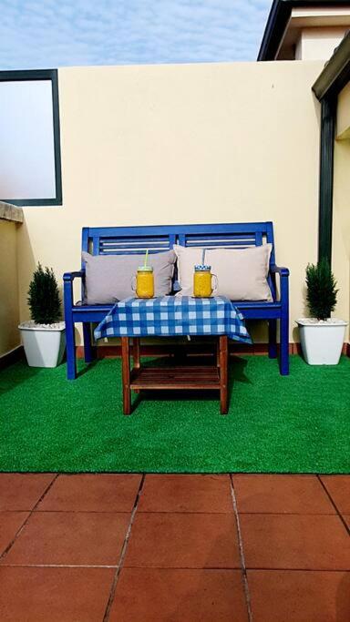 A patio or other outdoor area at atico a 500m del mar con plaza de garaje y gran terraza
