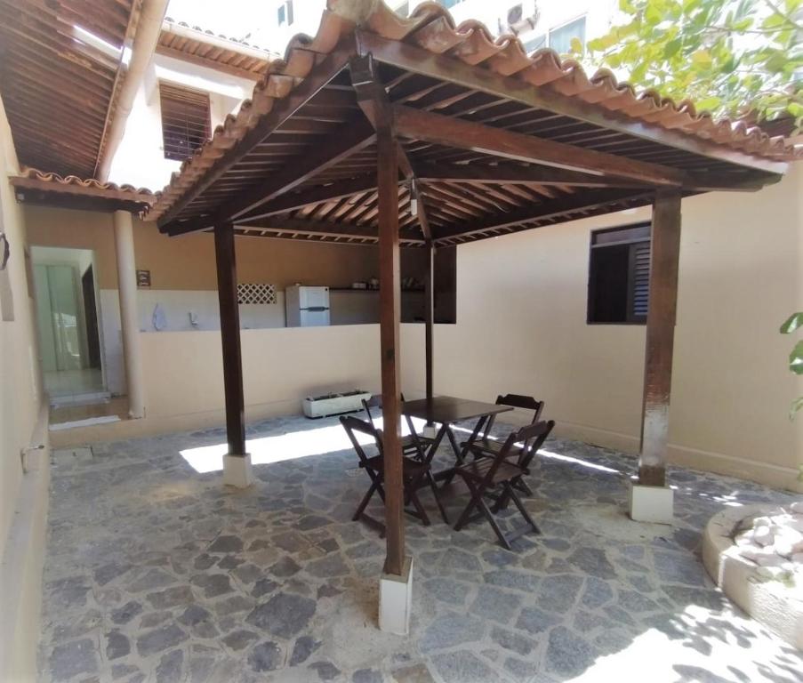 Patio nebo venkovní prostory v ubytování A Oca Hostel Bar