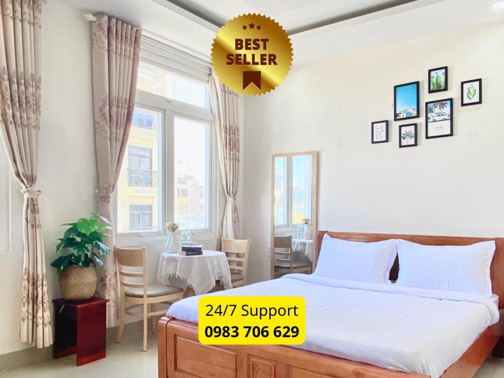 Postel nebo postele na pokoji v ubytování Shiny Homestay Da Nang