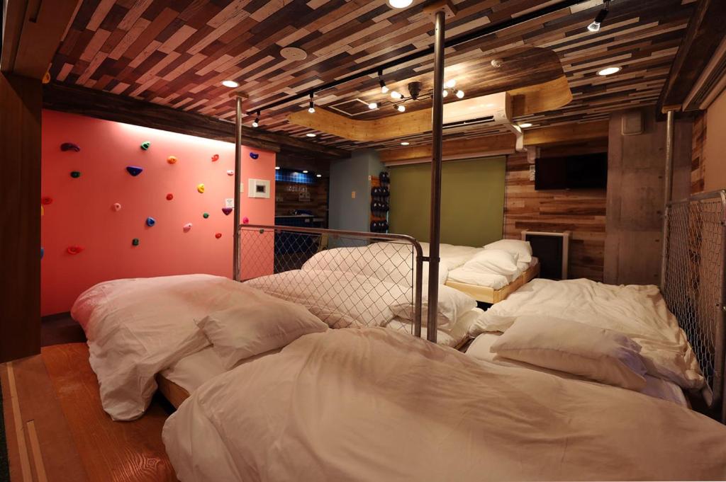 Postel nebo postele na pokoji v ubytování MolinHotels501 アクティビティを満喫できる札幌定山渓温泉付き別荘 - W-Bed4&S-6 10persons