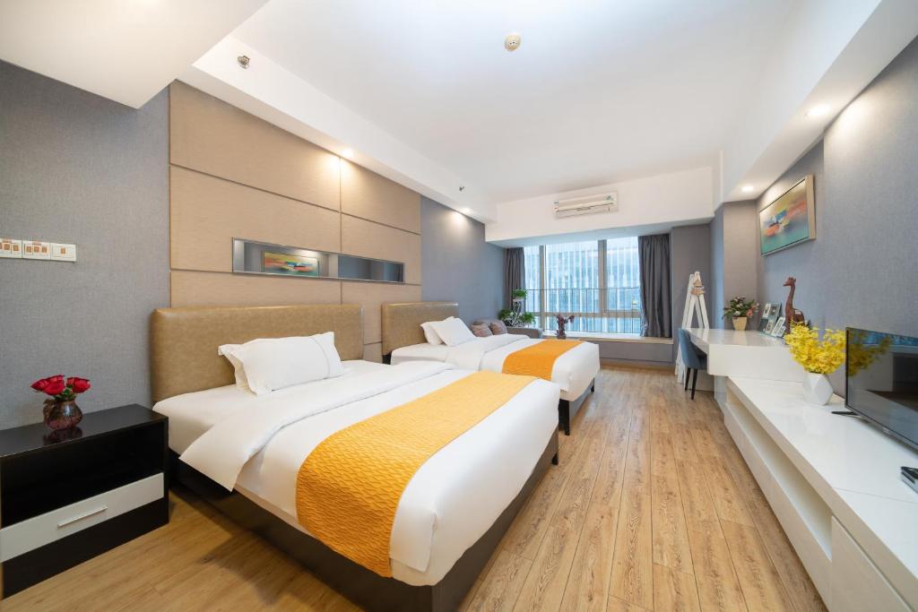 Orange International Hotel Guangzhou Zhujiang New Town US Consulate General Guangzhou Branch - Free Shuttle Bus to Canton Fair Complex During Canton Fair Period - Chambre Jumelle De Luxe