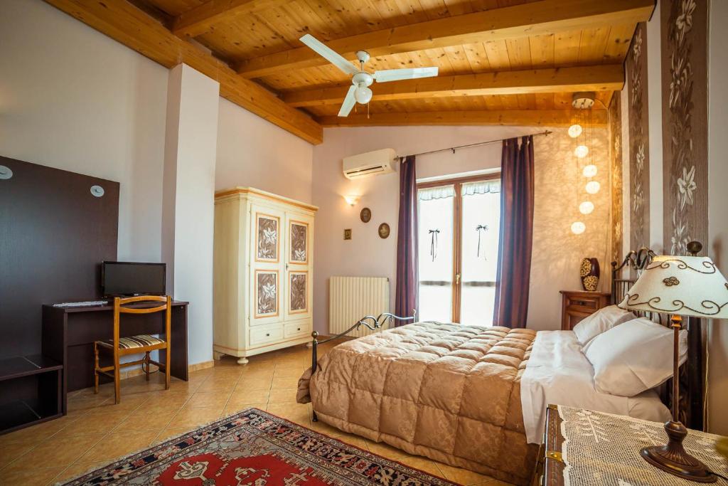 Postel nebo postele na pokoji v ubytování Le Mistral
