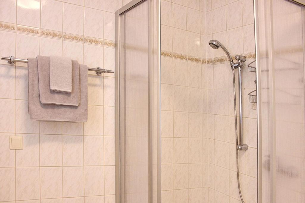 Koupelna v ubytování Ferienwohnung Lilie