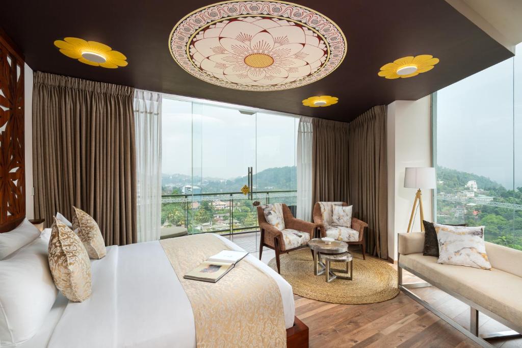 Posezení v ubytování Grand Serendib Hotel