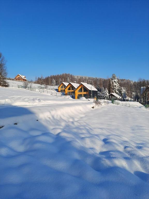 Obiekt Beskidzkie Super Stodoły zimą