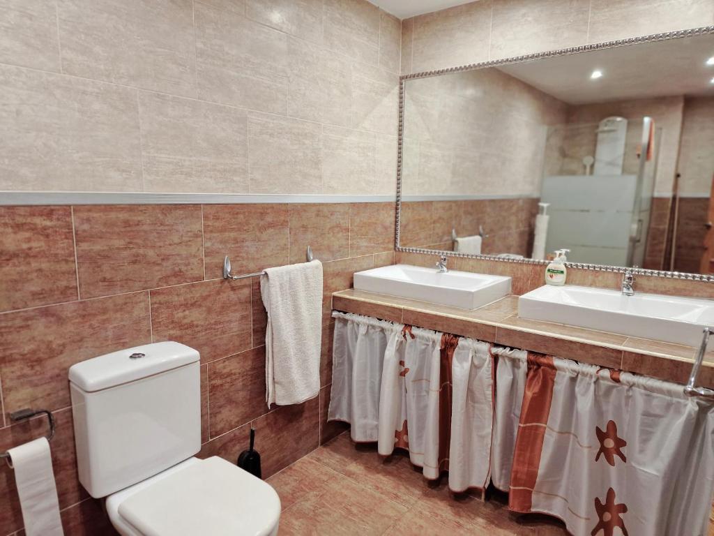 Koupelna v ubytování Apartament CARMEN