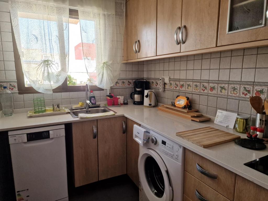 Kuchyň nebo kuchyňský kout v ubytování Apartament CARMEN