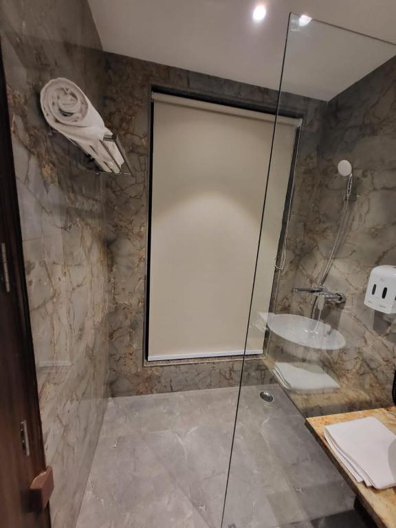 Koupelna v ubytování Belvedere Suites