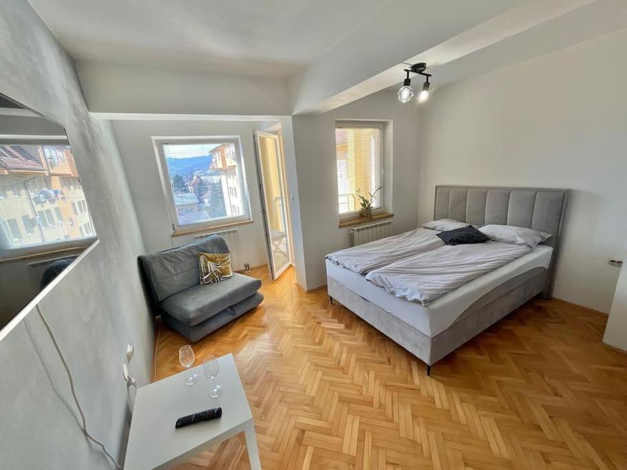 Postel nebo postele na pokoji v ubytování Studio Jelena