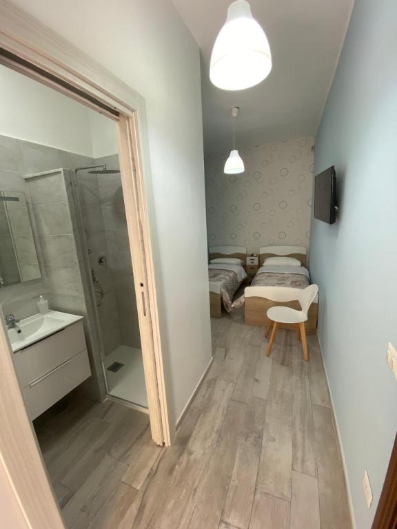 Koupelna v ubytování B&b Il miglio d’oro