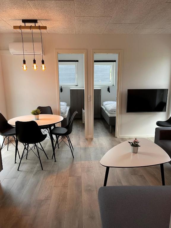 Postel nebo postele na pokoji v ubytování Esbjerg Camping