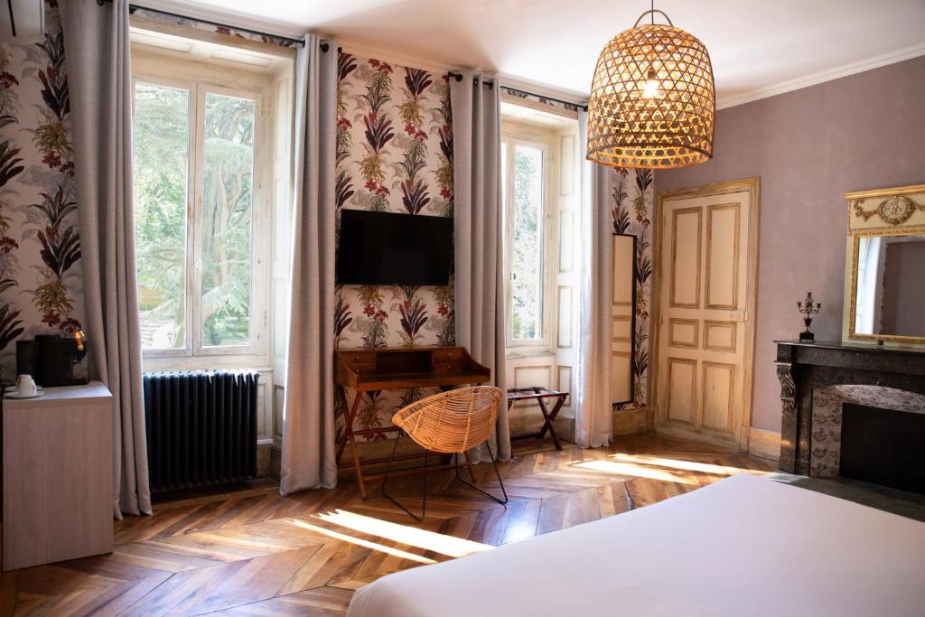 Manoir le Roure - Chambre Double De Luxe