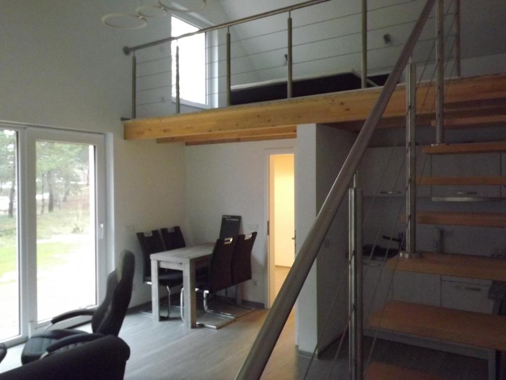 Posezení v ubytování Ferienhaus Am Waldrand - "Libelle"