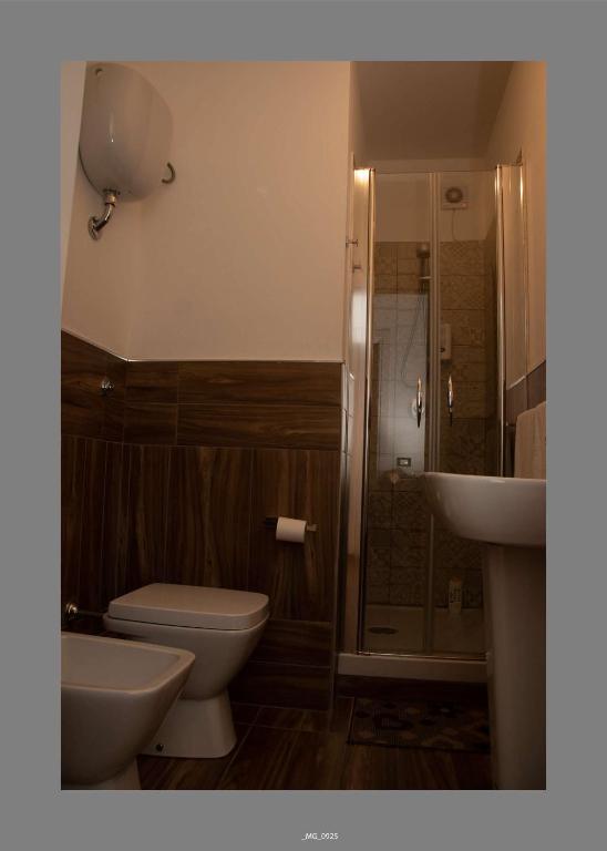 Koupelna v ubytování B&B Pastello