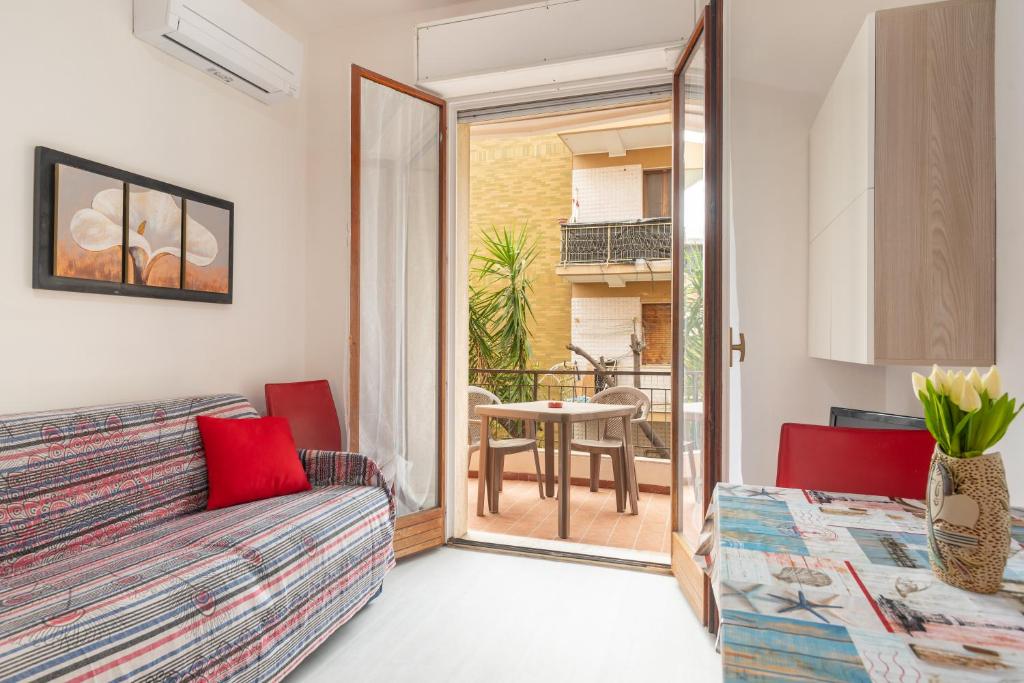 Χώρος καθιστικού στο RivieraRent Appartamento Cristina