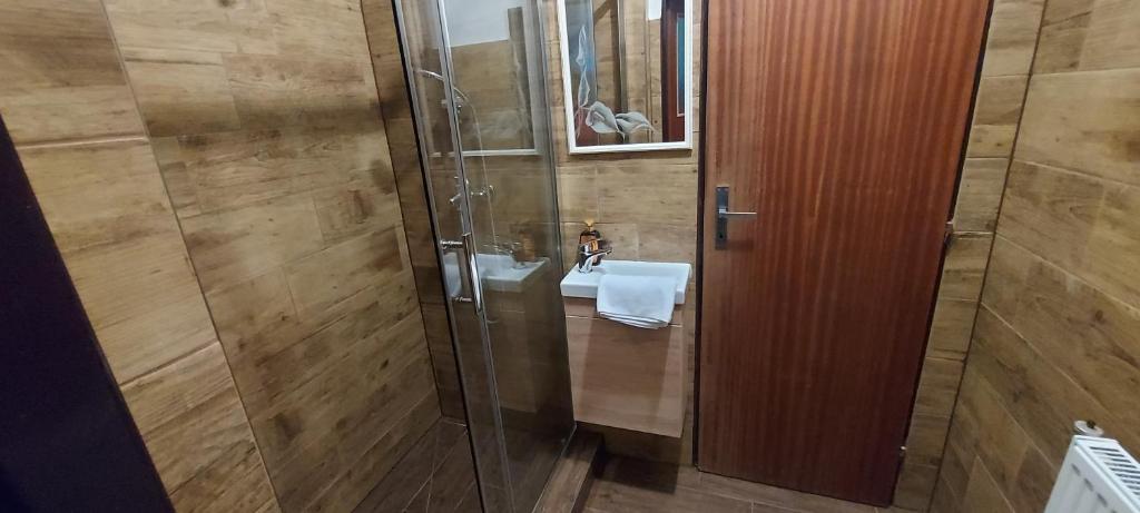 Koupelna v ubytování Penzion Svojanov
