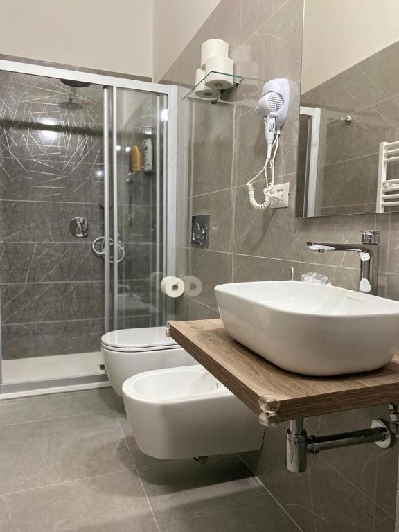 Koupelna v ubytování Residenza Via Verdi