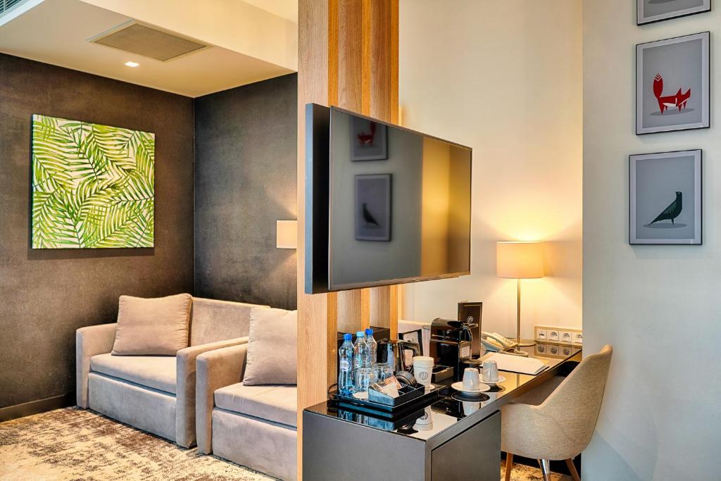 Część wypoczynkowa w obiekcie Focus Hotel Premium Sopot