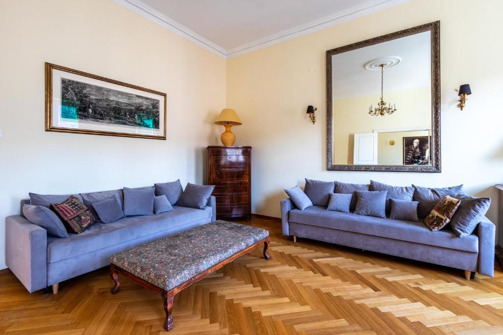 Posedenie v ubytovaní Apartament luster i obrazów
