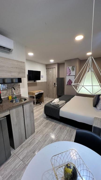 Bahia 79 Apartasuites Cerca al Centro - Doppelzimmer Mit Kochnische