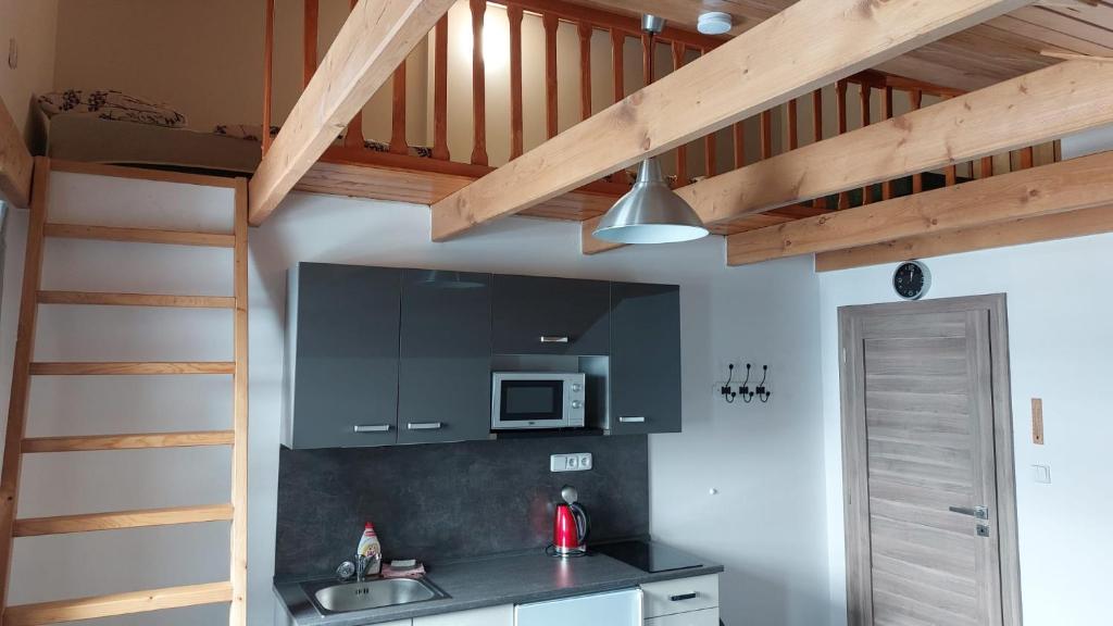 Kuchnia lub aneks kuchenny w obiekcie Chalupa a apartmány Marika