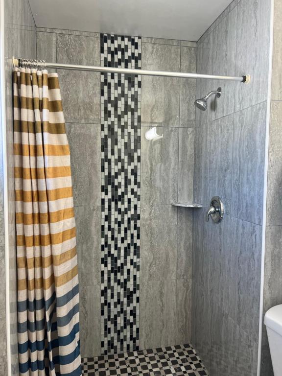 Koupelna v ubytování Walden Motel