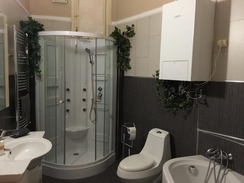 Kúpeľňa v ubytovaní Secession Luxury Apartment