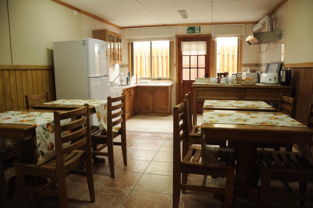 Kuchyň nebo kuchyňský kout v ubytování Keoken Patagonia