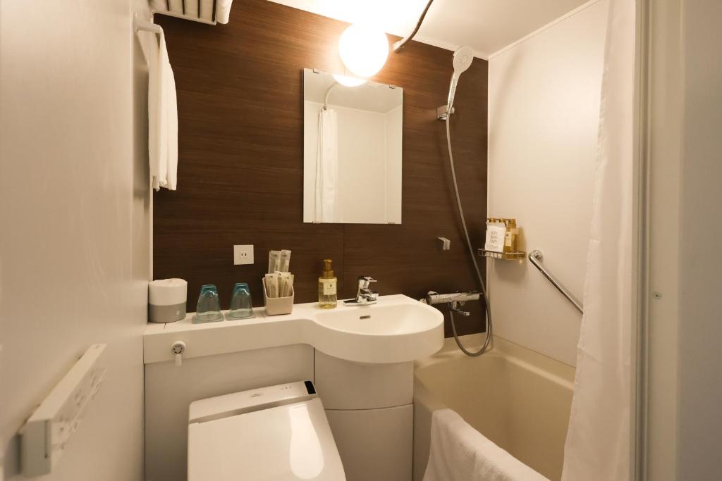 Koupelna v ubytování SK HOTEL Kobe Ekimae