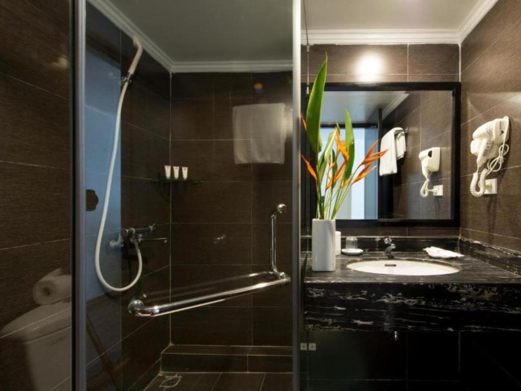 Koupelna v ubytování Keypad Hotel - 24 Hang Ga