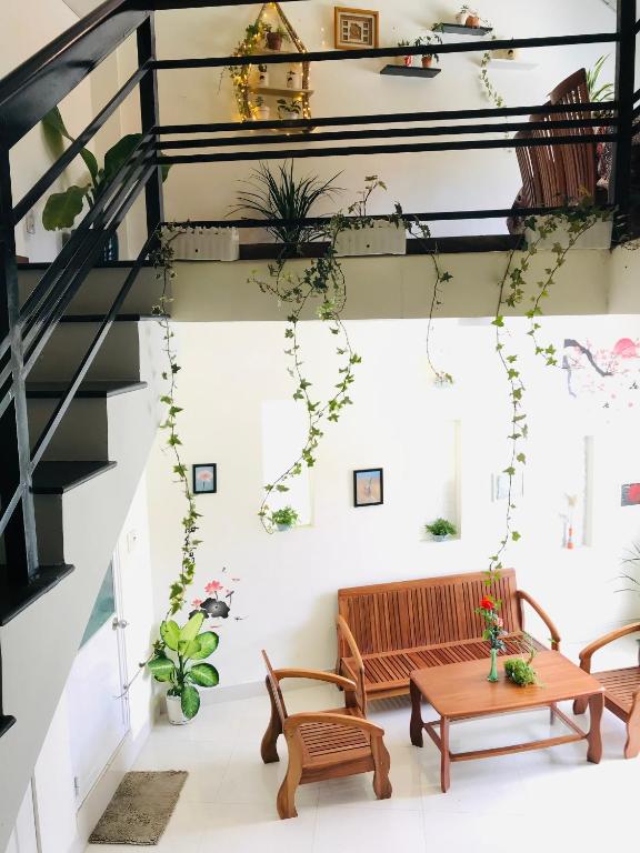Posezení v ubytování NHỚ House V