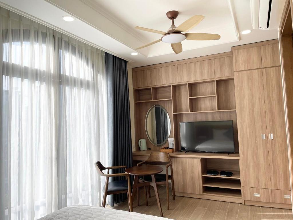 TV a/nebo společenská místnost v ubytování Cam Hotel Phu Quoc