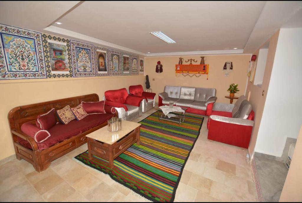 Posezení v ubytování Maison D'hôte Dar Saida
