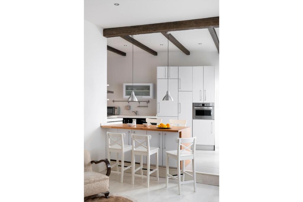 Kuchyň nebo kuchyňský kout v ubytování Buen viaje home, con patio privado