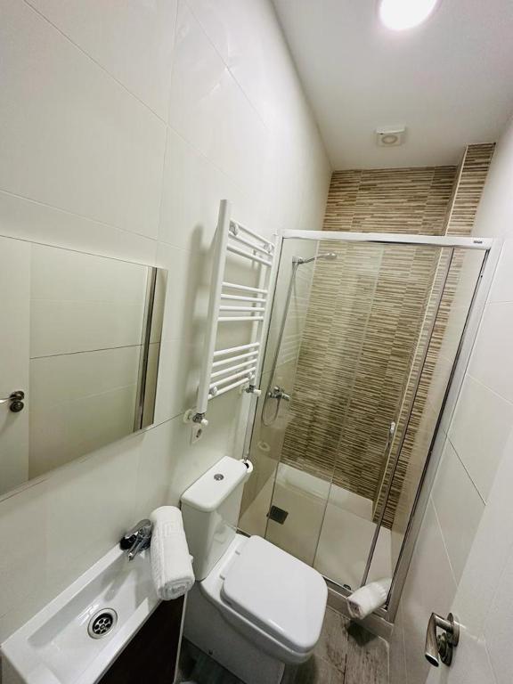 A bathroom at HOSPEDAJE CUATRO VIENTOS
