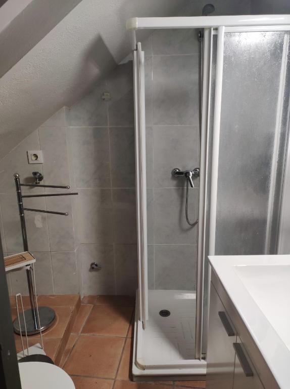 Koupelna v ubytování APT 1 Acollidor al Centre Històric de Vic APTGARBI