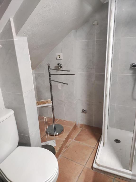 Koupelna v ubytování APT 1 Acollidor al Centre Històric de Vic APTGARBI