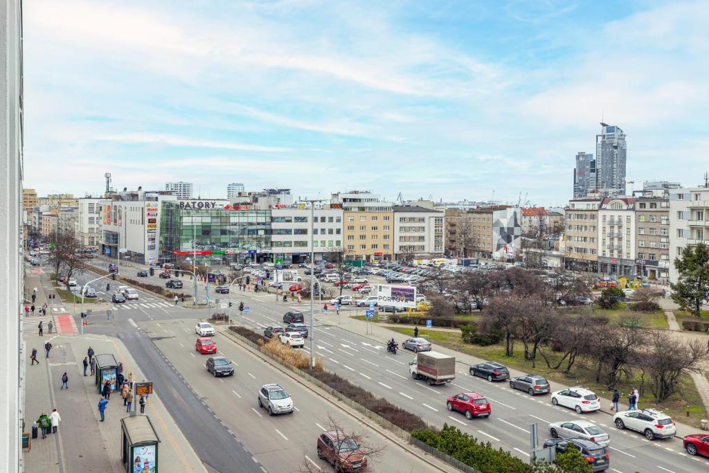 Výhľad na mesto Gdyňa alebo výhľad na mesto priamo z apartmánu