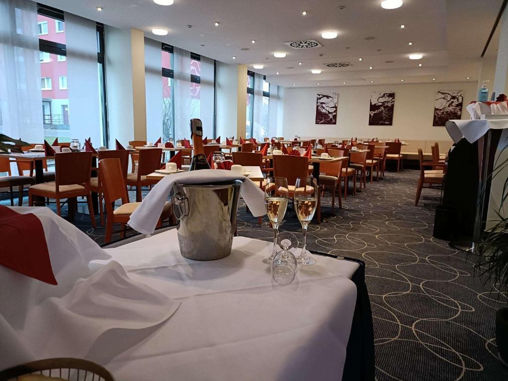 Restaurace v ubytování Mercure Hotel Riesa Dresden Elbland