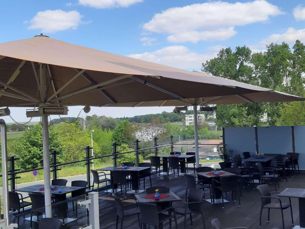 Restaurace v ubytování Mercure Hotel Riesa Dresden Elbland