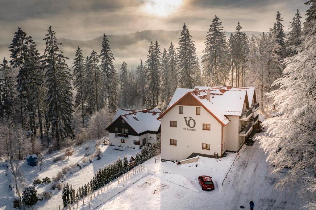 Villa Obis v zime