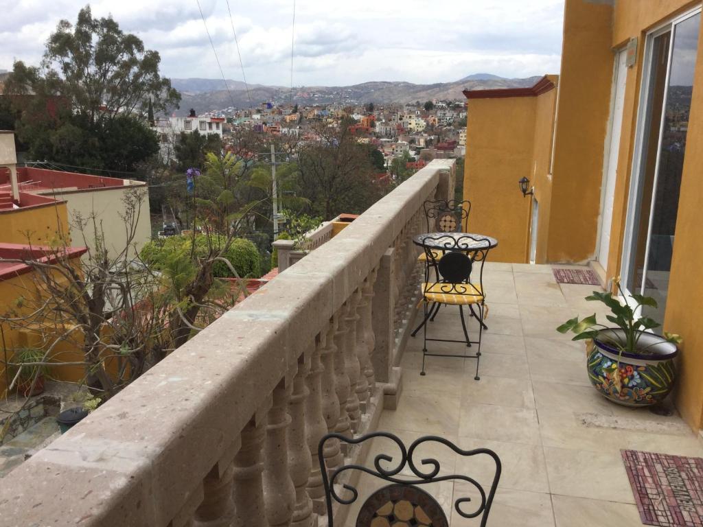 Balkón nebo terasa v ubytování Casona de Cantera