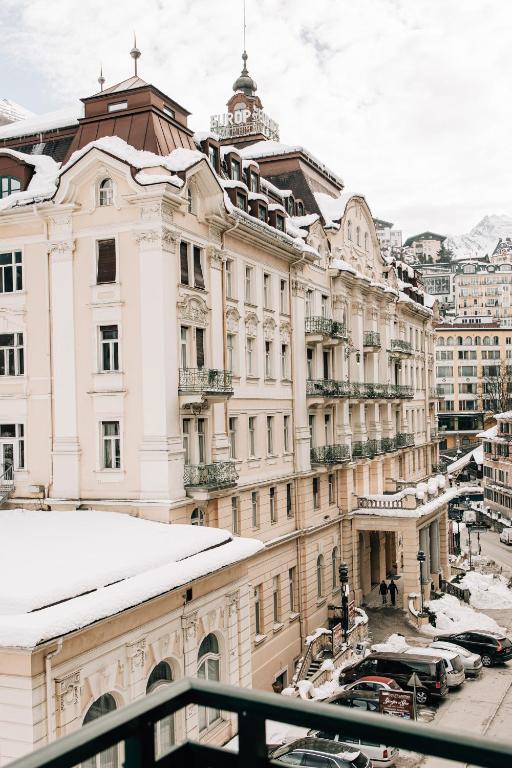 Výhľad na mesto Bad Gastein alebo výhľad na mesto priamo z apartmánu