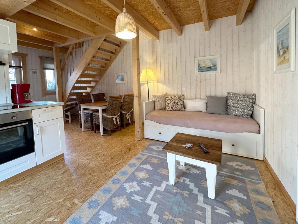 Kuchyň nebo kuchyňský kout v ubytování Ferienwohnungen im Schwedenstil